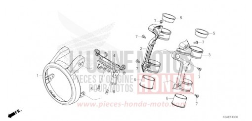 FRONT COWL CBF300NAN de 2022